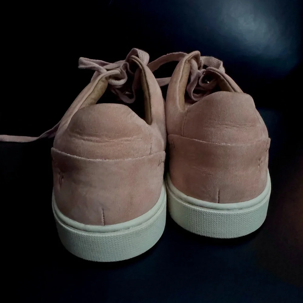 BOGO > NWOT Frye (Ivy Low Lace?) Rose Suede Sneakers - Picture 3 of 8